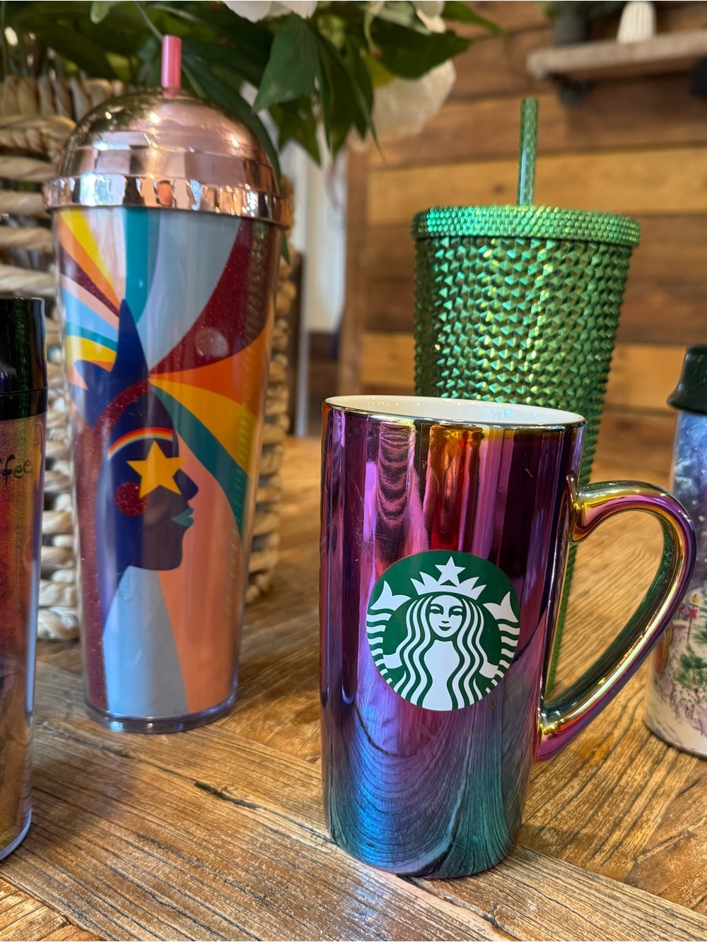 Lot of Starbucks cups/mugs/french press